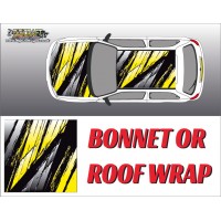 DIGITALLY PRINTED WRAP TYPE 24 (BONNET OR ROOF)