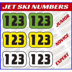 JET SKI NUMBERS