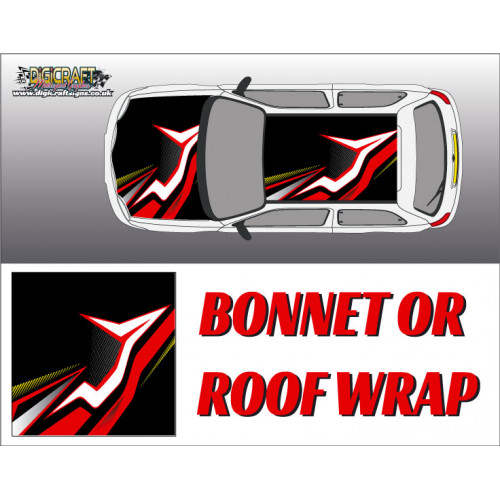 DIGITALLY PRINTED WRAP TYPE 01 (BONNET OR ROOF) DIGITALLY PRINTED WRAP TYPE 01 (BONNET OR ROOF)