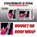 DIGITALLY PRINTED WRAP TYPE 10 (BONNET OR ROOF) DIGITALLY PRINTED WRAP TYPE 10 (BONNET OR ROOF)