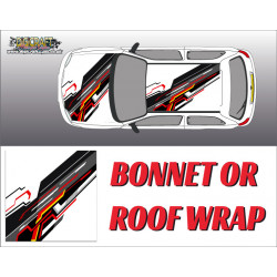 DIGITALLY PRINTED WRAP TYPE 11 (BONNET OR ROOF) DIGITALLY PRINTED WRAP TYPE 11 (BONNET OR ROOF)