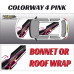 DIGITALLY PRINTED WRAP TYPE 11 (BONNET OR ROOF) DIGITALLY PRINTED WRAP TYPE 11 (BONNET OR ROOF)