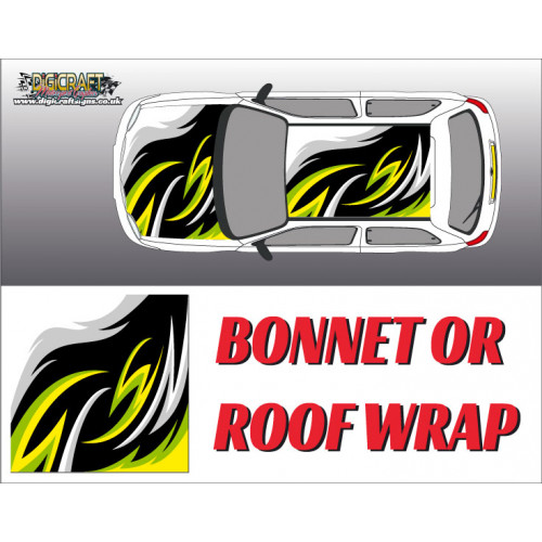 DIGITALLY PRINTED WRAP TYPE 13 (BONNET OR ROOF) DIGITALLY PRINTED WRAP TYPE 13 (BONNET OR ROOF)