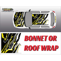 DIGITALLY PRINTED WRAP TYPE 15 (BONNET OR ROOF) DIGITALLY PRINTED WRAP TYPE 15 (BONNET OR ROOF)