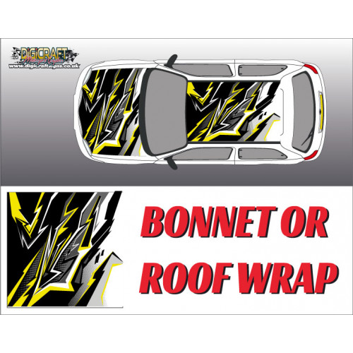 DIGITALLY PRINTED WRAP TYPE 15 (BONNET OR ROOF) DIGITALLY PRINTED WRAP TYPE 15 (BONNET OR ROOF)