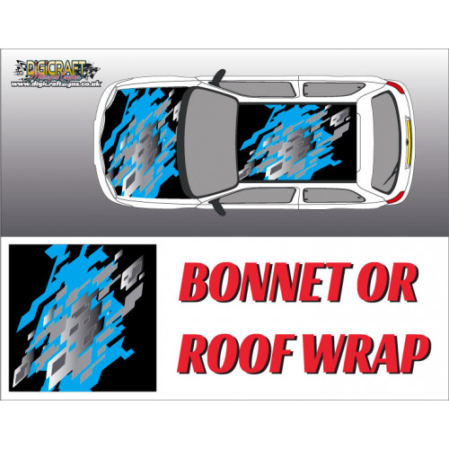 DIGITALLY PRINTED WRAP TYPE 17 (BONNET OR ROOF) DIGITALLY PRINTED WRAP TYPE 17 (BONNET OR ROOF)