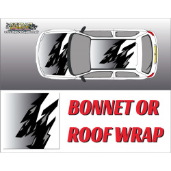 DIGITALLY PRINTED WRAP TYPE 18 (BONNET OR ROOF) DIGITALLY PRINTED WRAP TYPE 18 (BONNET OR ROOF)