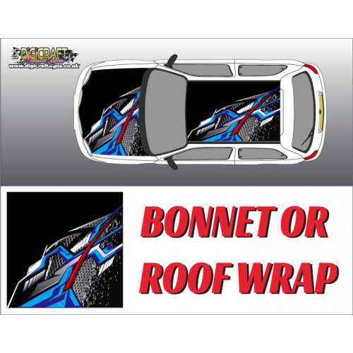 DIGITALLY PRINTED WRAP TYPE 22 (BONNET OR ROOF)