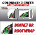 DIGITALLY PRINTED WRAP TYPE 22 (BONNET OR ROOF)