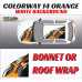 DIGITALLY PRINTED WRAP TYPE 22 (BONNET OR ROOF)
