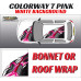 DIGITALLY PRINTED WRAP TYPE 22 (BONNET OR ROOF)