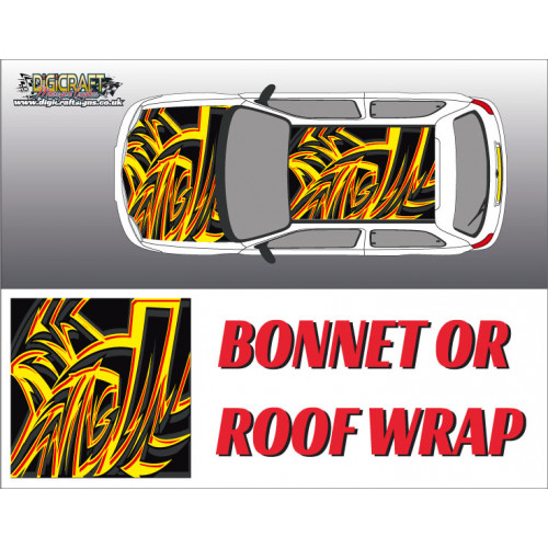 DIGITALLY PRINTED WRAP TYPE 23 (BONNET OR ROOF) DIGITALLY PRINTED WRAP TYPE 23 (BONNET OR ROOF)
