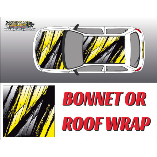 DIGITALLY PRINTED WRAP TYPE 24 (BONNET OR ROOF) DIGITALLY PRINTED WRAP TYPE 24 (BONNET OR ROOF)