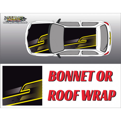 DIGITALLY PRINTED WRAP TYPE 25 (BONNET OR ROOF) DIGITALLY PRINTED WRAP TYPE 25 (BONNET OR ROOF)