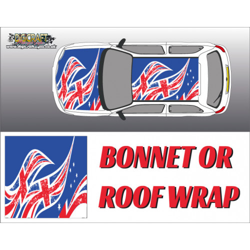 DIGITALLY PRINTED WRAP TYPE 28 (BONNET OR ROOF) DIGITALLY PRINTED WRAP TYPE 28 (BONNET OR ROOF)