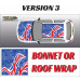 DIGITALLY PRINTED WRAP TYPE 28 (BONNET OR ROOF) DIGITALLY PRINTED WRAP TYPE 28 (BONNET OR ROOF)