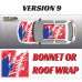 DIGITALLY PRINTED WRAP TYPE 29 (BONNET OR ROOF) DIGITALLY PRINTED WRAP TYPE 29 (BONNET OR ROOF)