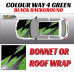 DIGITALLY PRINTED WRAP TYPE 09 (BONNET OR ROOF) DIGITALLY PRINTED WRAP TYPE 09 (BONNET OR ROOF)