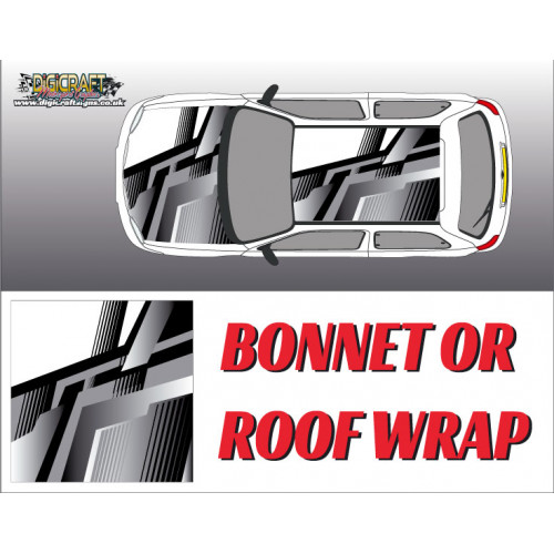 DIGITALLY PRINTED WRAP TYPE 19 (BONNET OR ROOF) DIGITALLY PRINTED WRAP TYPE 19 (BONNET OR ROOF)