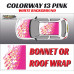 DIGITALLY PRINTED WRAP TYPE 16 (BONNET OR ROOF) DIGITALLY PRINTED WRAP TYPE 16 (BONNET OR ROOF)