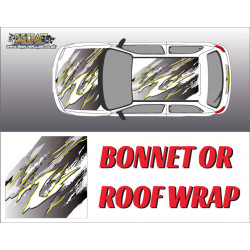 DIGITALLY PRINTED WRAP TYPE 02 (BONNET OR ROOF)