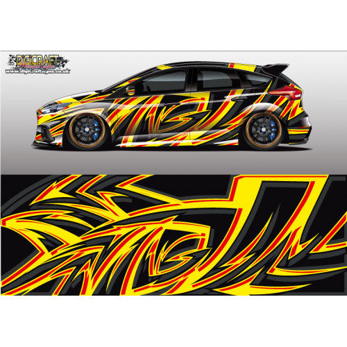 DIGITALLY PRINTED WRAP TYPE 23 (BOTH SIDES) DIGITALLY PRINTED WRAP TYPE 23 (BOTH SIDES)