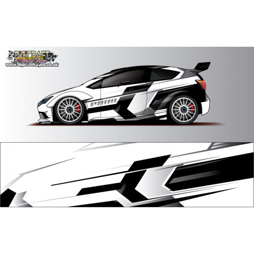DIGITALLY PRINTED WRAP TYPE 03 (BOTH SIDES)