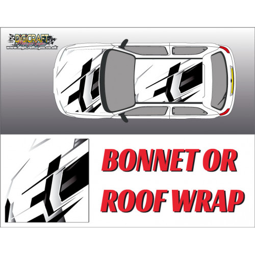 DIGITALLY PRINTED WRAP TYPE 03 (BONNET OR ROOF) DIGITALLY PRINTED WRAP TYPE 03 (BONNET OR ROOF)