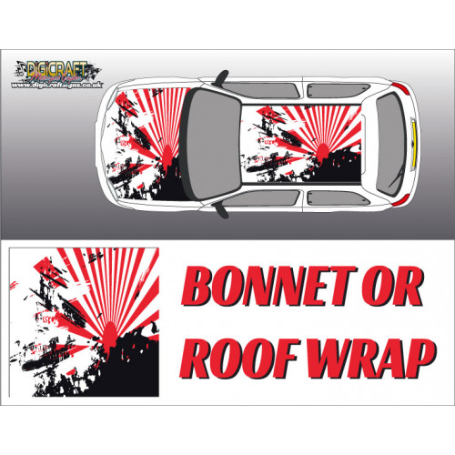 DIGITALLY PRINTED WRAP TYPE 30 (BONNET OR ROOF) DIGITALLY PRINTED WRAP TYPE 30 (BONNET OR ROOF)