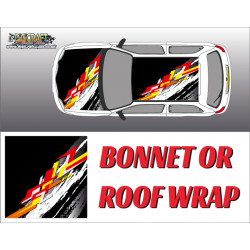 DIGITALLY PRINTED WRAP TYPE 05 (BONNET OR ROOF) DIGITALLY PRINTED WRAP TYPE 05 (BONNET OR ROOF)