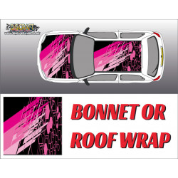 DIGITALLY PRINTED WRAP TYPE 06 (BONNET OR ROOF) DIGITALLY PRINTED WRAP TYPE 06 (BONNET OR ROOF)