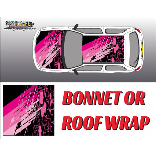 DIGITALLY PRINTED WRAP TYPE 06 (BONNET OR ROOF) DIGITALLY PRINTED WRAP TYPE 06 (BONNET OR ROOF)