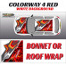 DIGITALLY PRINTED WRAP TYPE 08 (BONNET OR ROOF) DIGITALLY PRINTED WRAP TYPE 08 (BONNET OR ROOF)
