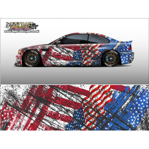 DIGITALLY PRINTED WRAP TYPE 26 (BOTH SIDES)