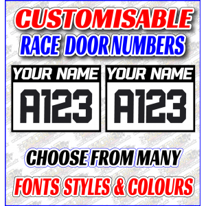 MOTORSPORT NUMBER SETS