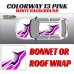 DIGITALLY PRINTED WRAP TYPE 01 (BONNET OR ROOF)