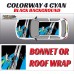 DIGITALLY PRINTED WRAP TYPE 10 (BONNET OR ROOF)