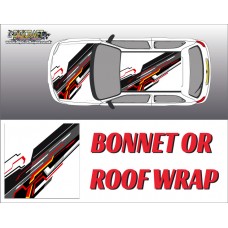 DIGITALLY PRINTED WRAP TYPE 11 (BONNET OR ROOF)