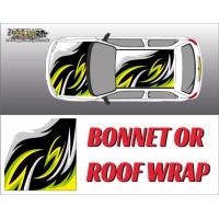 DIGITALLY PRINTED WRAP TYPE 13 (BONNET OR ROOF)