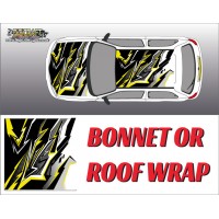 DIGITALLY PRINTED WRAP TYPE 15 (BONNET OR ROOF)