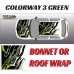 DIGITALLY PRINTED WRAP TYPE 15 (BONNET OR ROOF)
