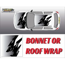 DIGITALLY PRINTED WRAP TYPE 18 (BONNET OR ROOF)