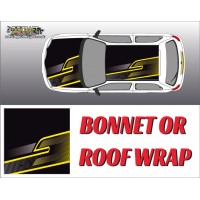 DIGITALLY PRINTED WRAP TYPE 25 (BONNET OR ROOF)