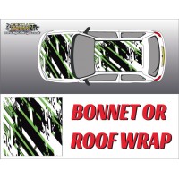 DIGITALLY PRINTED WRAP TYPE 27 (BONNET OR ROOF)