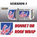 DIGITALLY PRINTED WRAP TYPE 28 (BONNET OR ROOF)