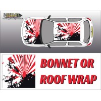 DIGITALLY PRINTED WRAP TYPE 30 (BONNET OR ROOF)