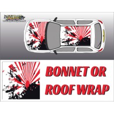 DIGITALLY PRINTED WRAP TYPE 30 (BONNET OR ROOF)