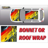 DIGITALLY PRINTED WRAP TYPE 06 (BONNET OR ROOF)