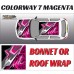 DIGITALLY PRINTED WRAP TYPE 08 (BONNET OR ROOF)