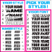 Autograss FULL Race Number / Name Graphics Stickers set